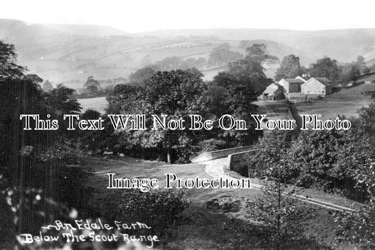 DR 3757 - An Edale Farm Below The Scout Range, Derbyshire