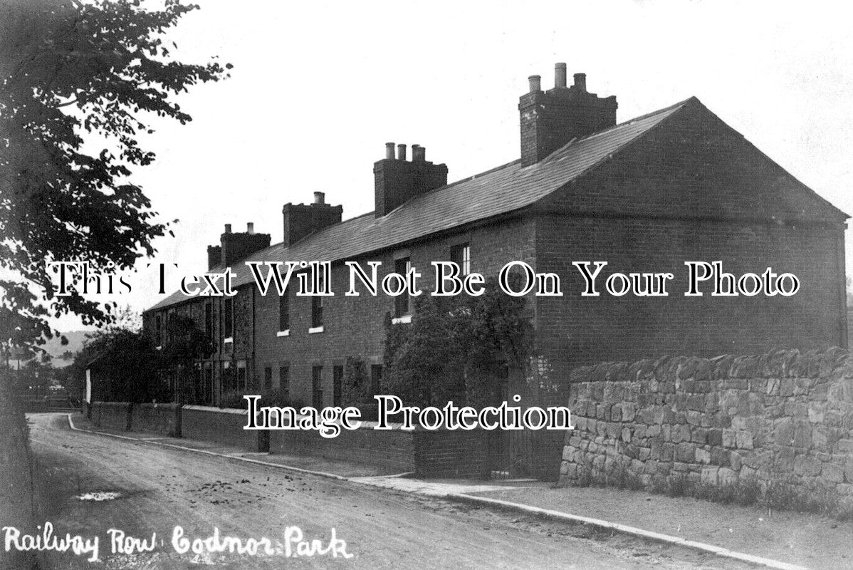 DR 3780 - Railway Row, Codnor Park, Derbyshire c1906