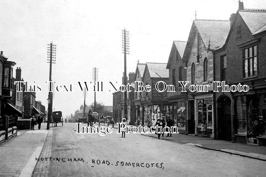 DR 3783 - Nottingham Road, Somercotes, Derbyshire c1912