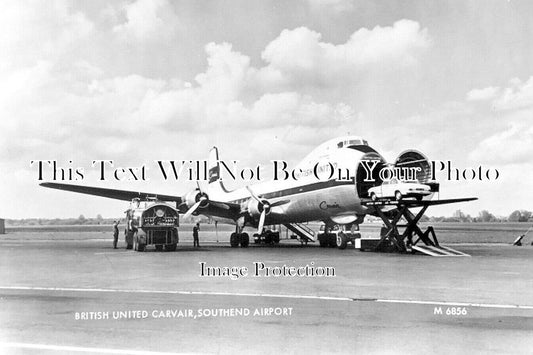 ES 6398 - British United Carvair Plane, Southend Airport, Essex