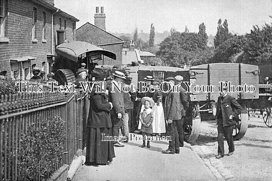 ES 6437 - Steam Traction Engine Accident, Colchester, Essex