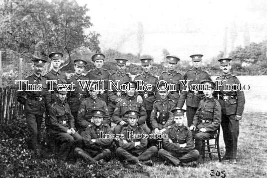 ES 6457 - Gloucestershire Regiment At Danbury, Essex 1914 WW1