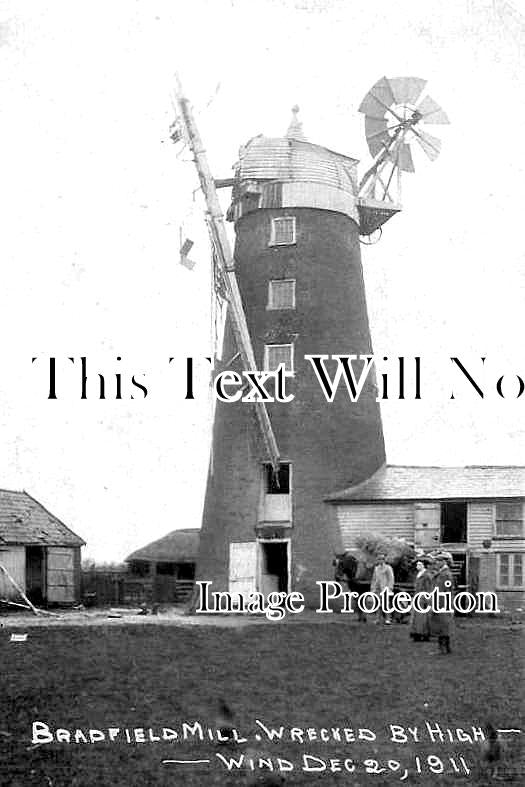 ES 6484 - Bradfield Mill, Wrecked Windmill, Essex