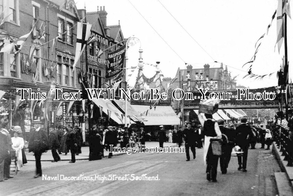 ES 6516 - Naval Decorations, High Street, Southend, Essex