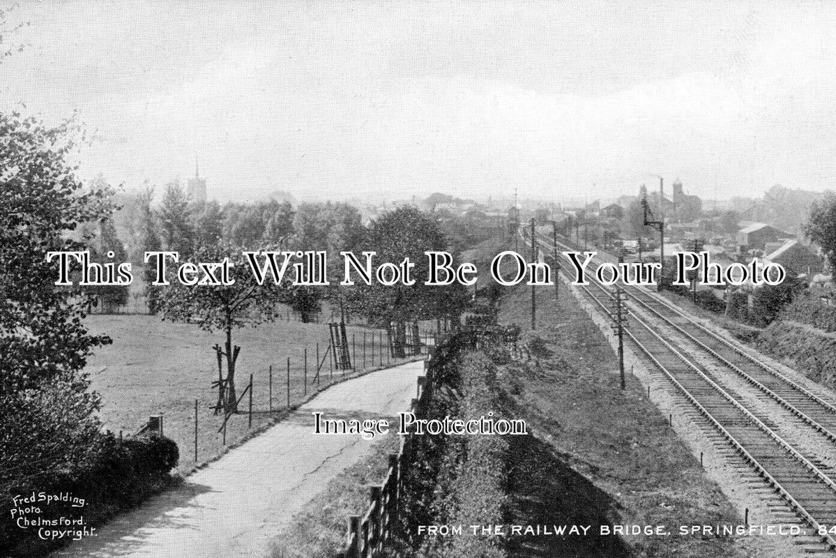 ES 6540 - From The Railway Bridge, Springfield, Chelmsford, Essex