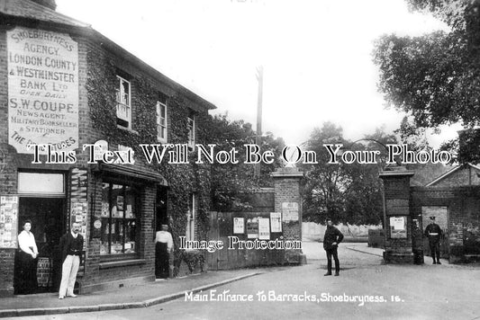 ES 6542 - Main Entrance To Barracks, Shoeburyness, Essex