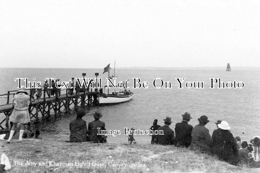 ES 6558 - The Jetty & Chapman Light House, Canvey On Sea, Essex