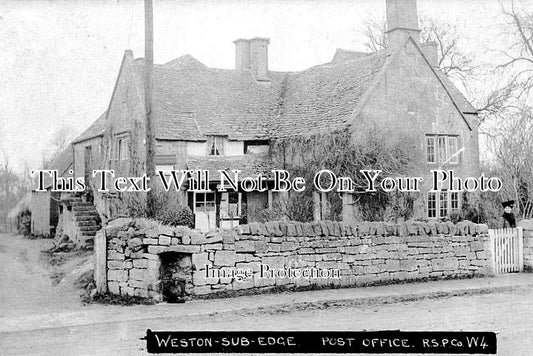 GL 2691 - Weston Sub Edge Post Office, Gloucestershire c1910