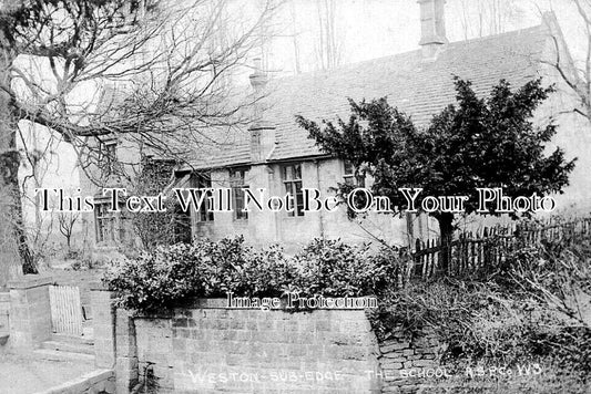 GL 2699 - The School At Weston Sub Edge, Gloucestershire c1910