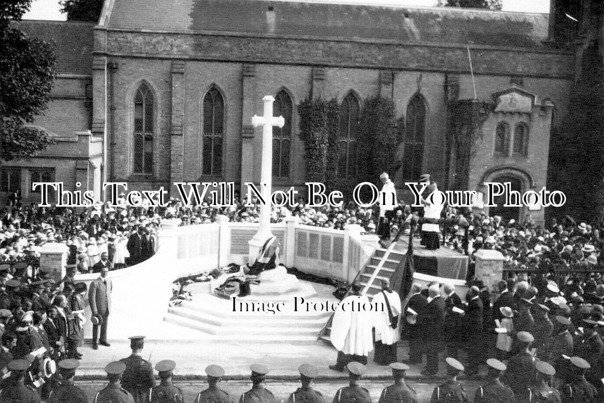 HA 5753 - Unveiling Fareham War Memorial, Hampshire WW1