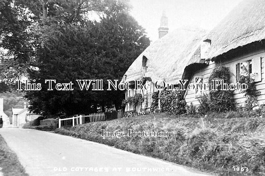 HA 5758 - Old Cottages At Southwick, Hampshire