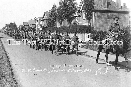 HA 5764 - 5th Royal Inniskilling Fusiliers At Basingstoke, Hampshire