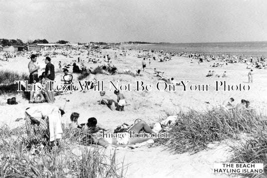 HA 5819 - The Beach, Hayling Island, Hampshire c1950