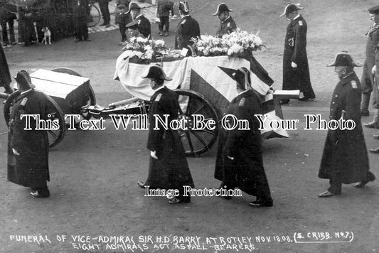 HA 5844 - Vice Admiral Sir HD Barry Funeral At Botley, Hampshire 1908