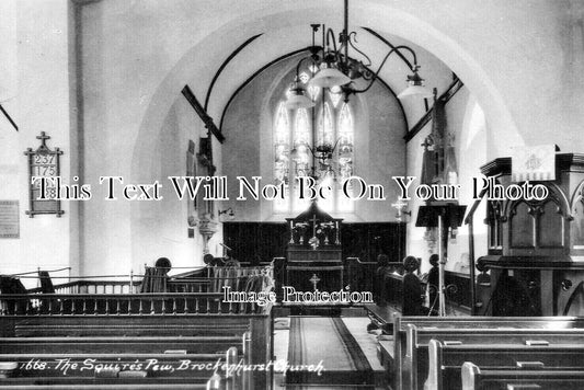 HA 5855 - The Squires Pew, Brockenhurst Church, Hampshire