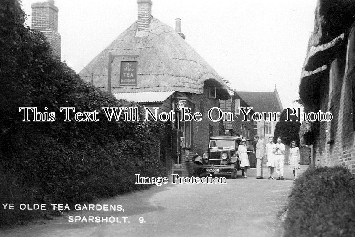 HA 5871 - Ye Olde Tea Gardens, Sparsholt, Hampshire