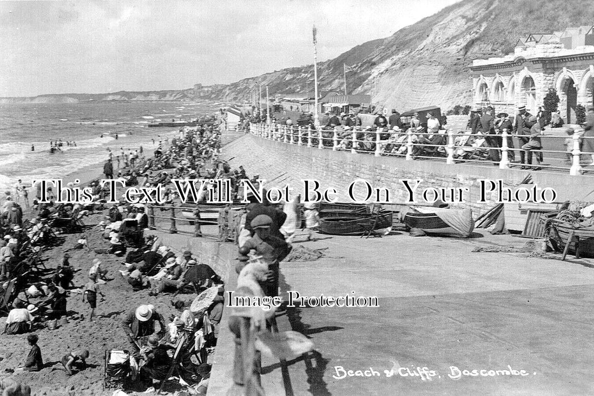 HA 5874 - Beach & Cliffs, Boscombe, Hampshire