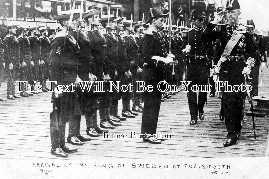 HA 5930 - King Of Sweden At Portsmouth, Hampshire