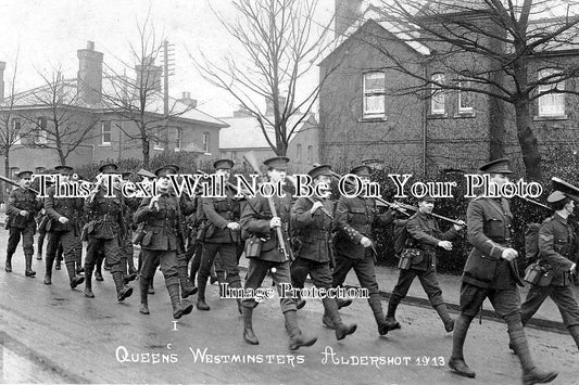 HA 5963 - Queens Westminsters Regiment, Aldershot, Hampshire 1913