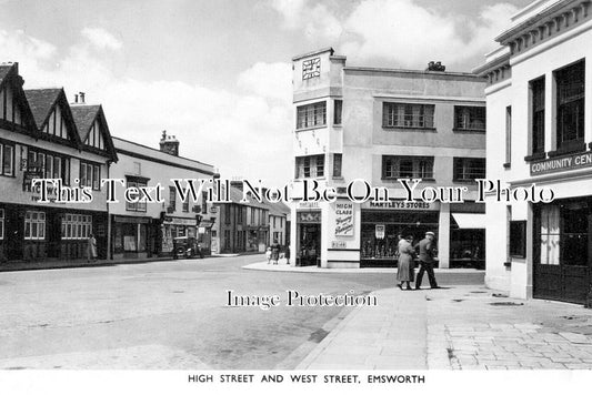 HA 5985 - High Street & West Street, Emsworth, Hampshire