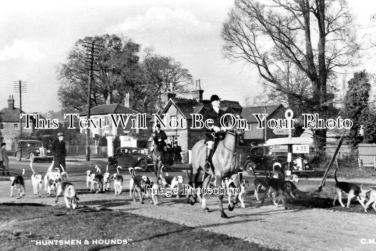 HA 6036 - Huntsmen & Hounds, Lyndhurst, Hampshire c1956