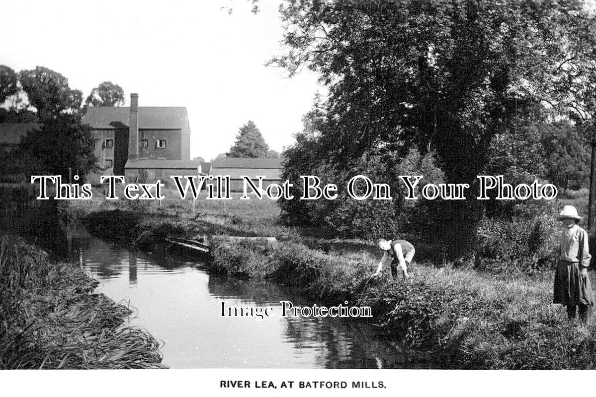 HF 2543 - River Lea At Batford Mills, Hertfordshire