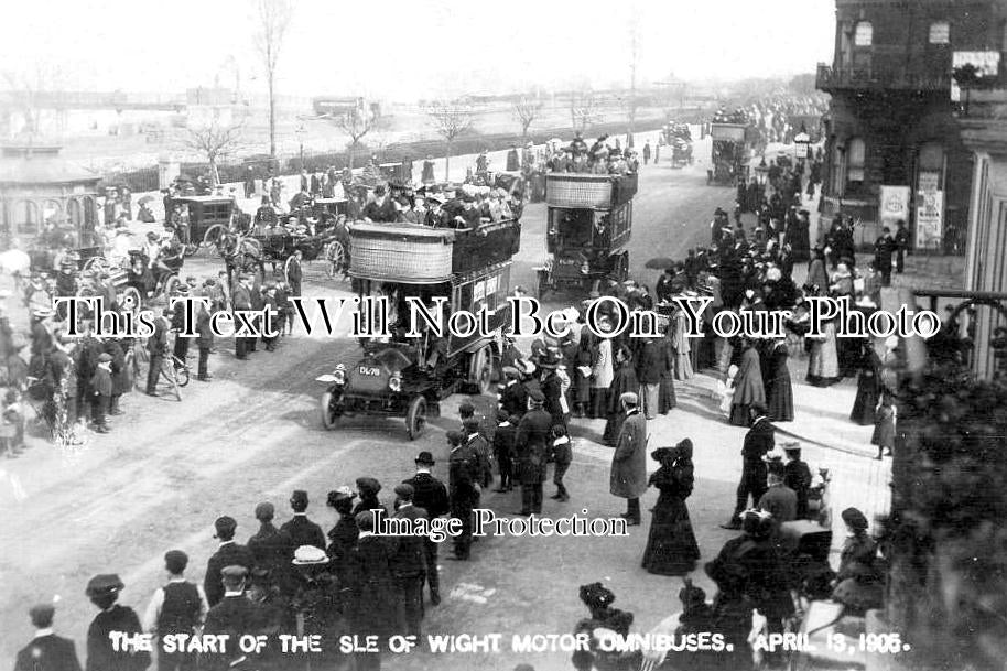 IO 1286 - Isle Of Wight Motor Omnibuses, Isle Of Wight 1905