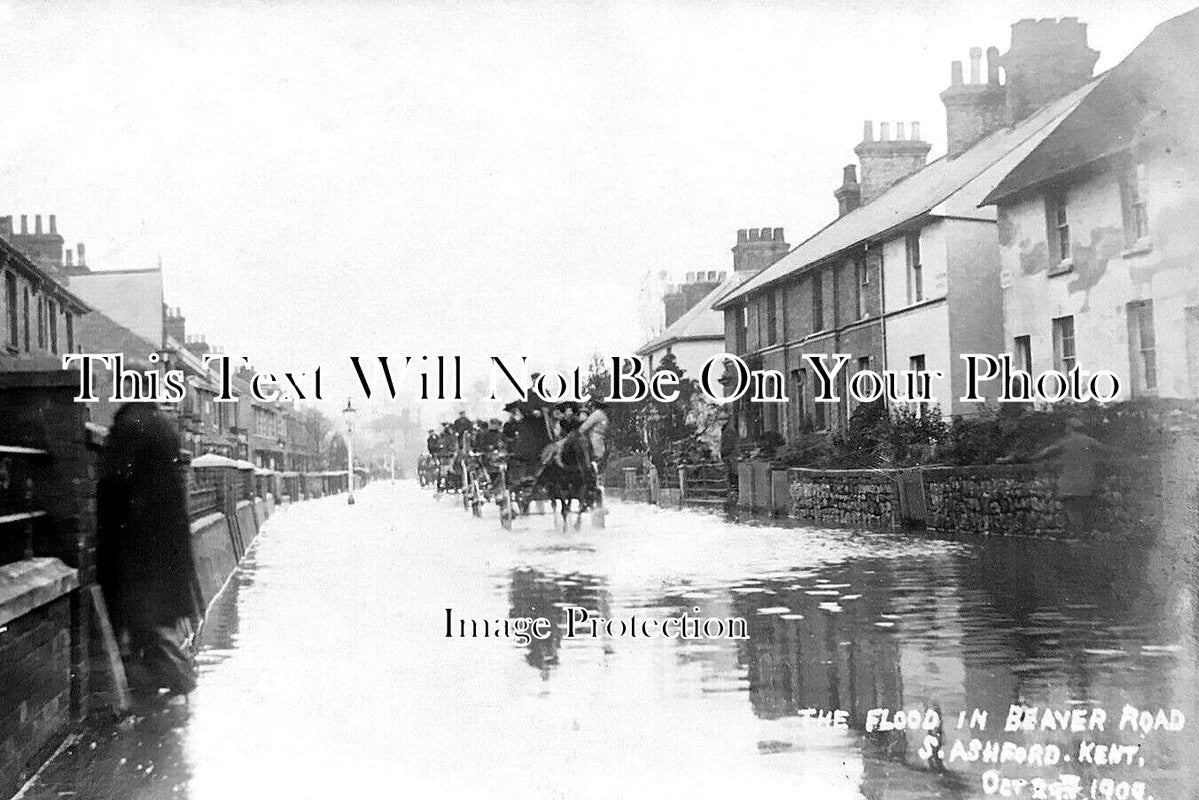 KE 6288 - The Flood In Beaver Road, Ashford, Kent