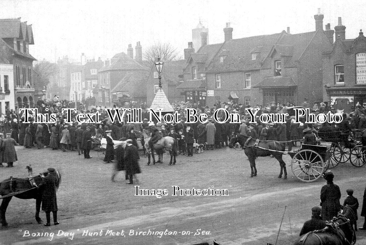 KE 6297 - Boxing Day Hunt Meet, Birchington On Sea, Kent c1910