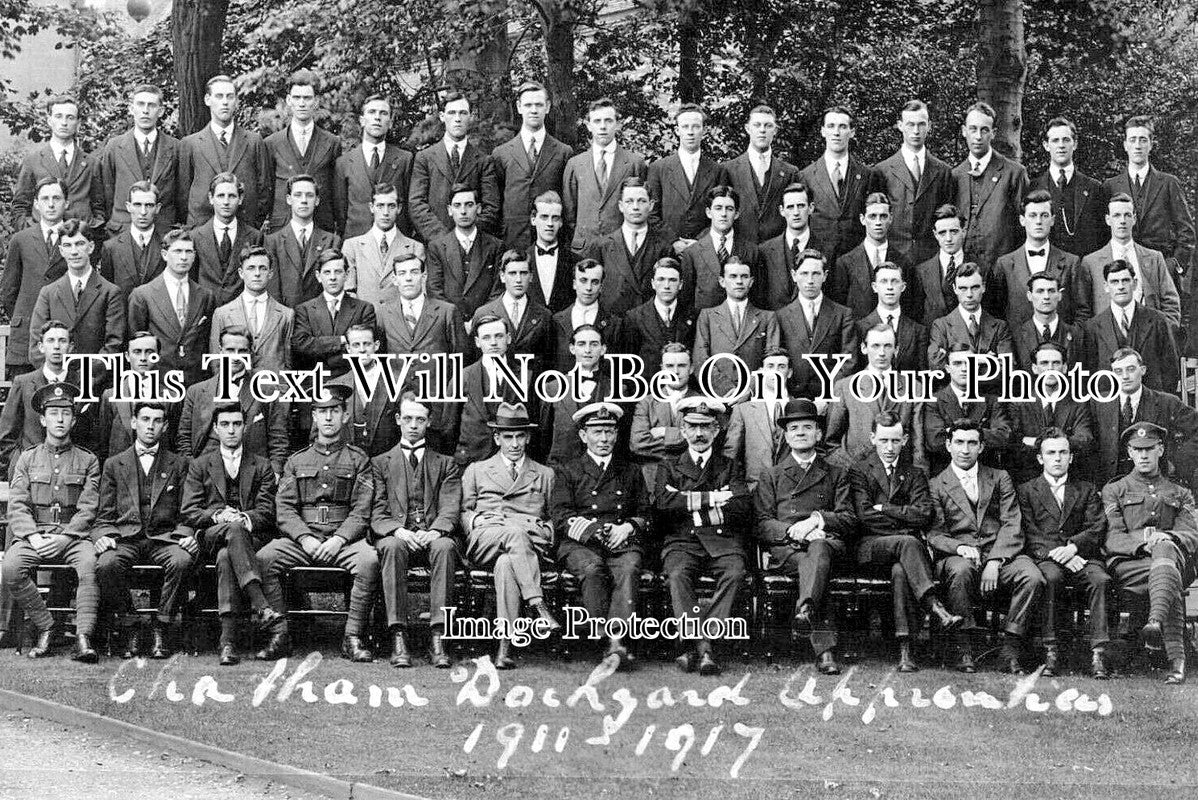 KE 6320 - Chatham Dockyard Apprentices, Kent 1911 - 1917