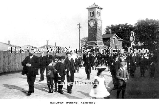 KE 6327 - Ashford Railway Works, Kent c1909