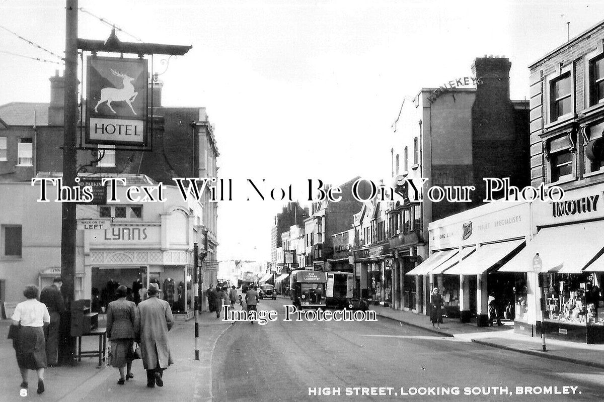 KE 6329 - High Street, Bromley, Kent c1952