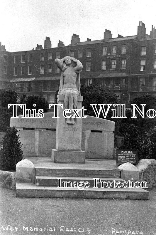 KE 6343 - War Memorial, East Cliff, Ramsgate, Kent