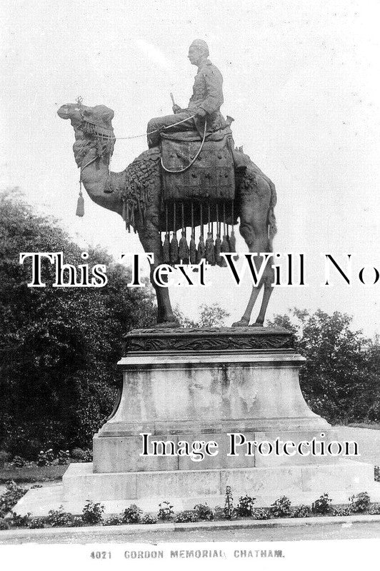 KE 6380 - Gordon Memorial, Chatham, Kent