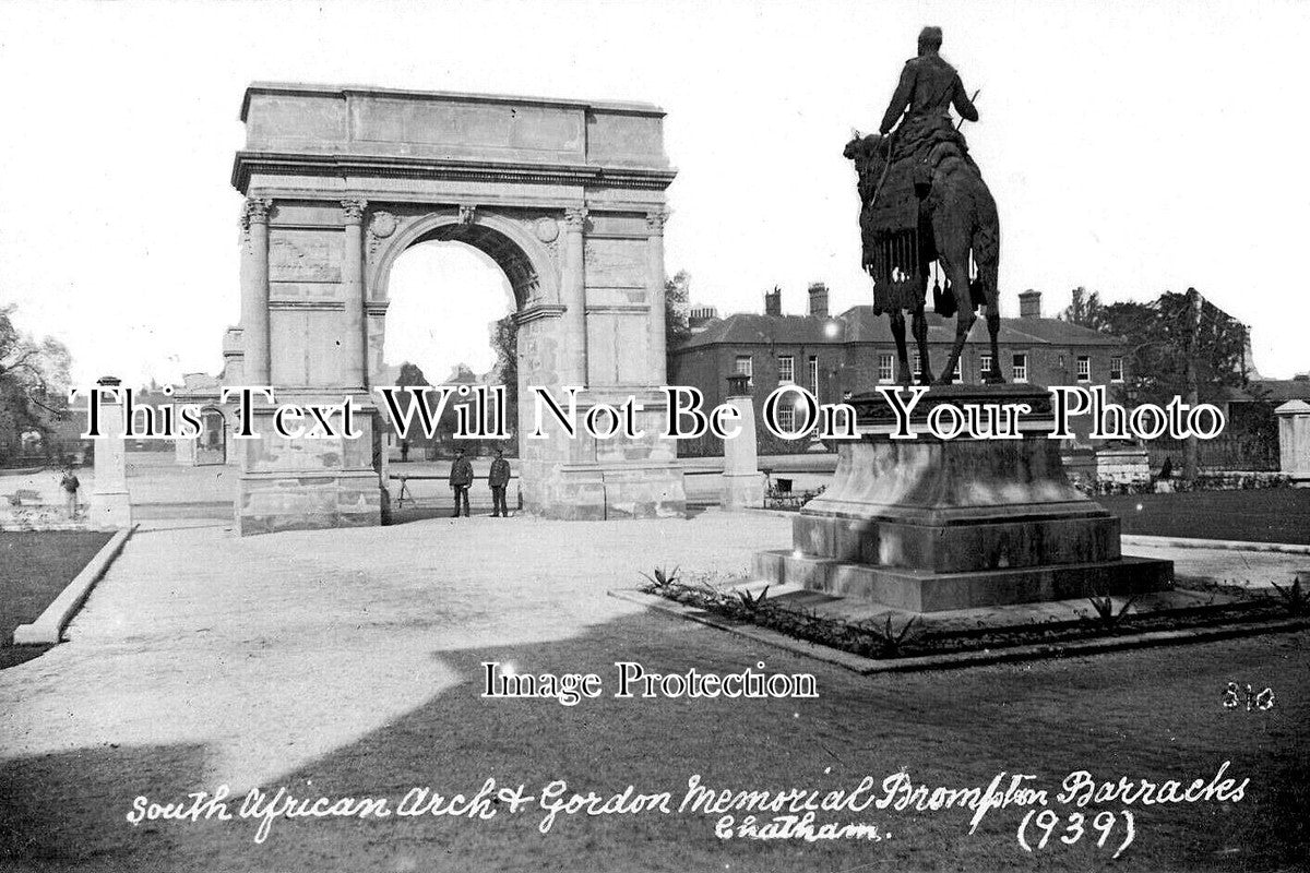 KE 6430 - South African Arch & Gordon Memorial, Brompton Barracks, Kent