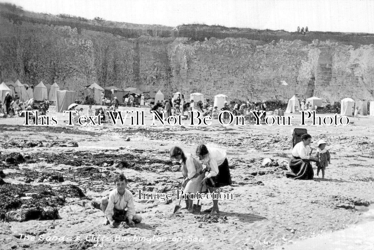 KE 6441 - The Sands & Cliffs, Birchington On Sea, Kent