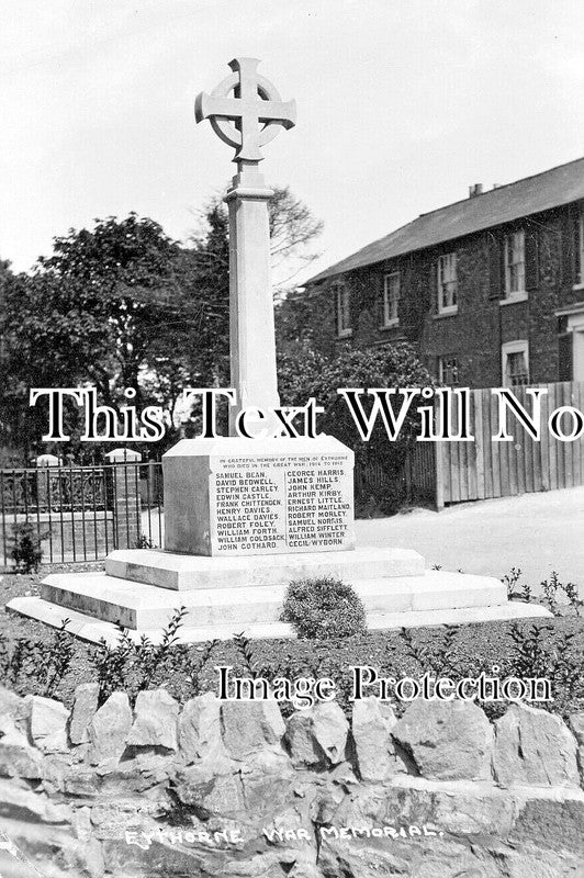 KE 6446 - Eythorne War Memorial, Kent c1923 WW1