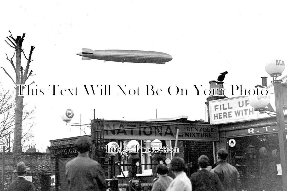 KE 6490 - Graaf Zeppelin Over Sweyn Road, Margate, Kent c1930