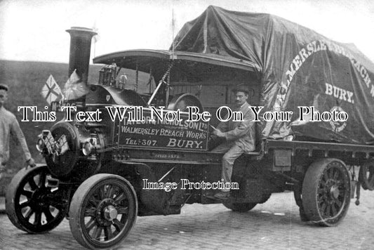 LA 7359 - Taylor & Nicholson Steam Traction Engine, Bury, Lancashire