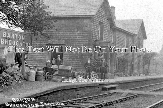 LA 7408 - Barton & Broughton Railway Station, Lancashire