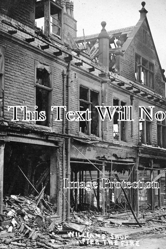 LA 7425 - Williams Shop Fire, Accrington, Lancashire