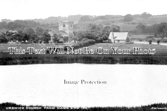 LA 7452 - Urswick Church From Hagg End, Ulverston, Lancashire