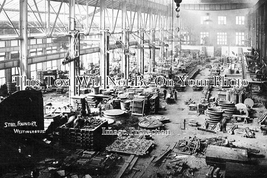 LA 7454 - Steel Foundry, Westinghouse, Manchester, Lancashire