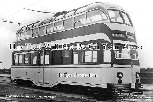 LA 7455 - Blackpools Luxury Rail Coaches, Lancashire