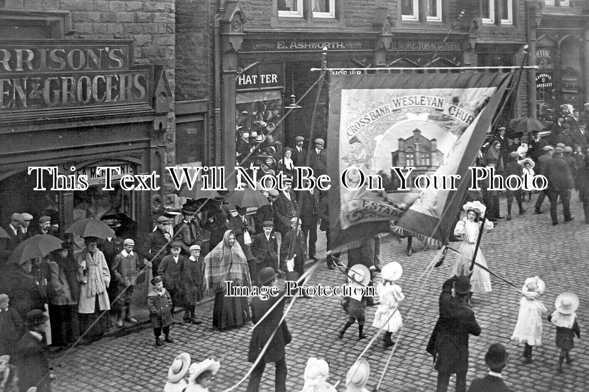 LA 7575 - Cross Bank Wesleyan Church Parade, Burnley Road, Burnley