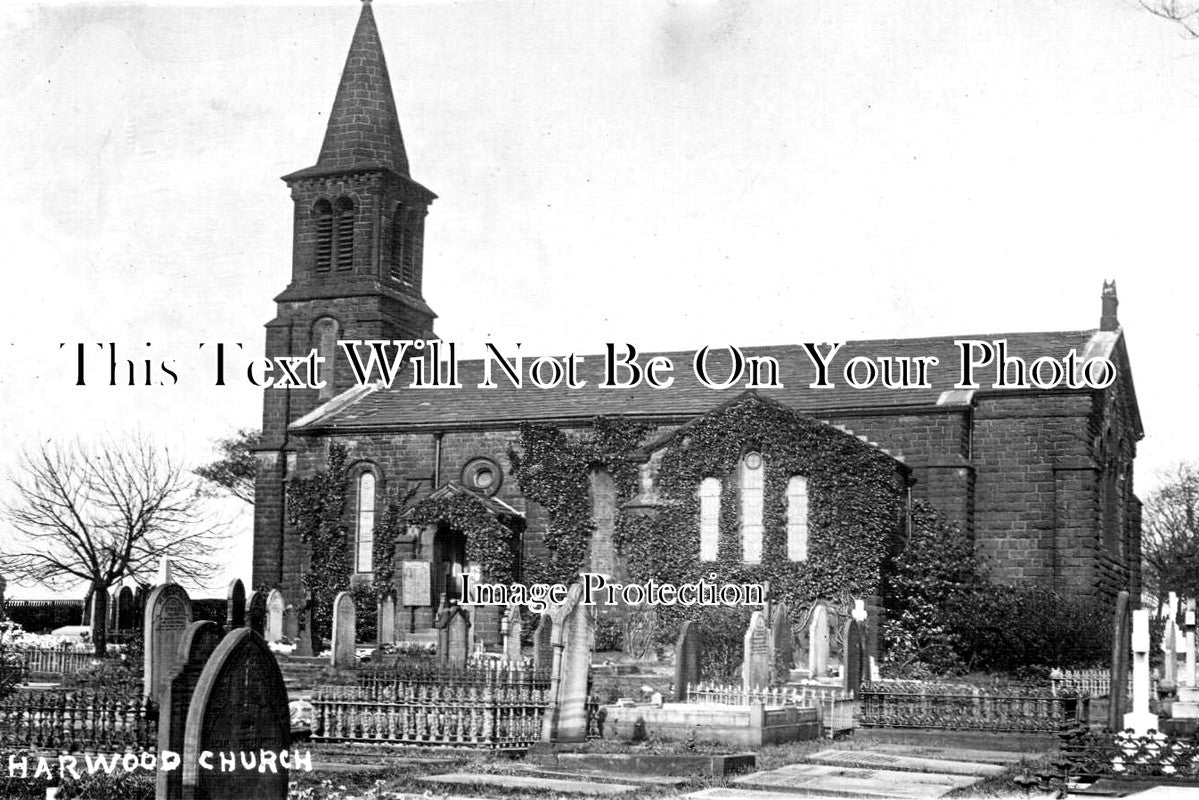 LA 7704 - Harwood Church Near Bolton, Lancashire