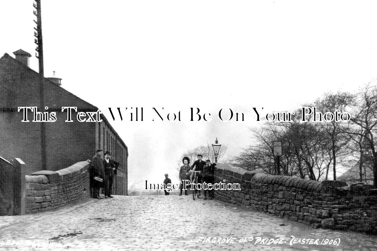 LA 7709 - Firgrove Old Bridge, Rochdale, Lancashire 1906
