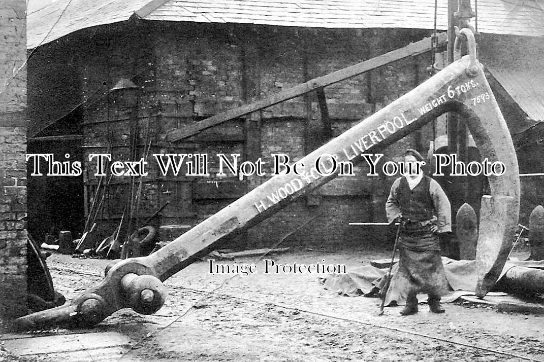 LA 7719 - Anchor Of H Wood & Co, Liverpool, Lancashire