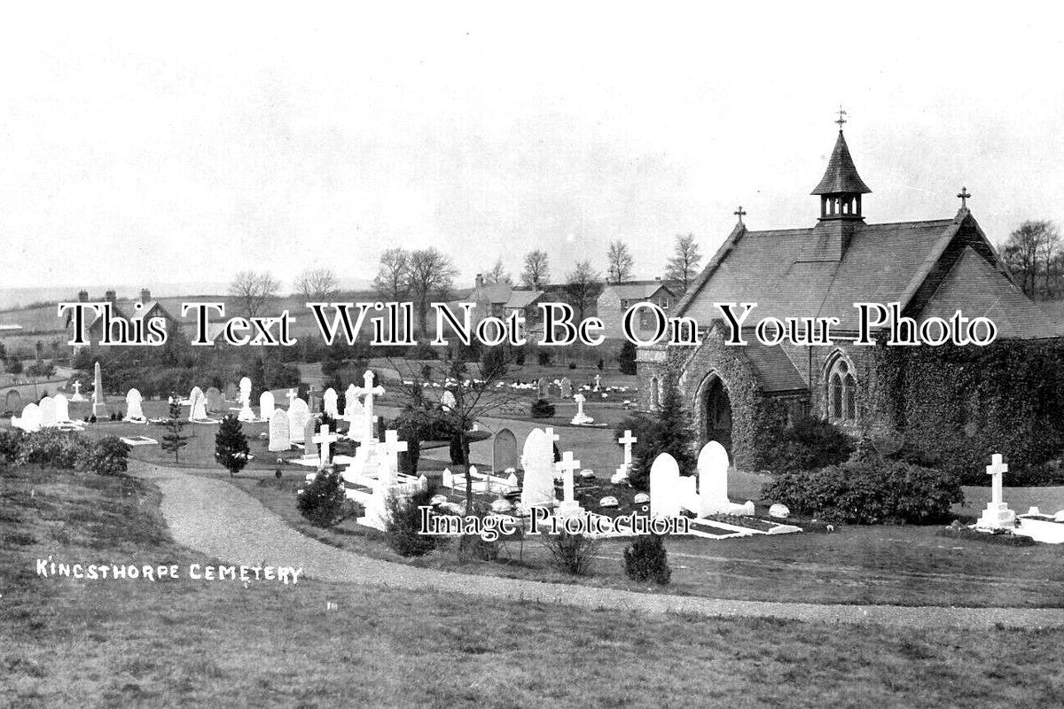 NH 2114 - Kingsthorpe Cemetery, Northampton, Northamptonshire c1925
