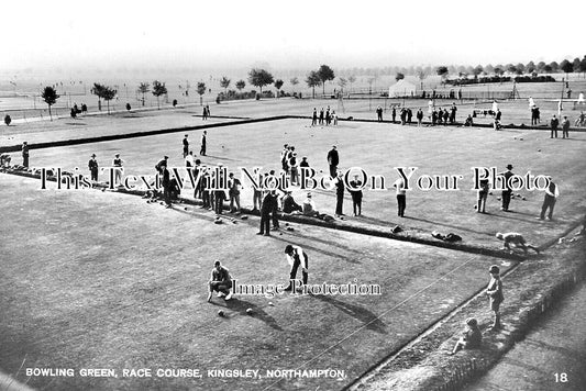 NH 2134 - Bowling Green, Race Course, Kingsley, Northampton c1925